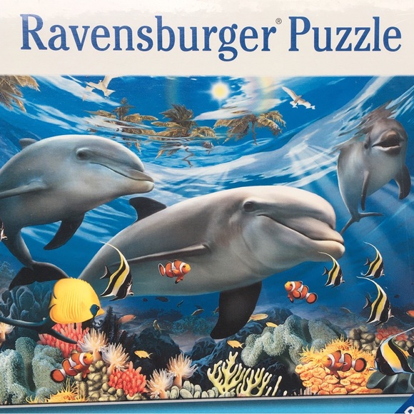 COPY - Ravensburger 60 Piece Jigsaw Puzzle Lot of 2 Prehistoric Life Caribbean … - Picture 4 of 7